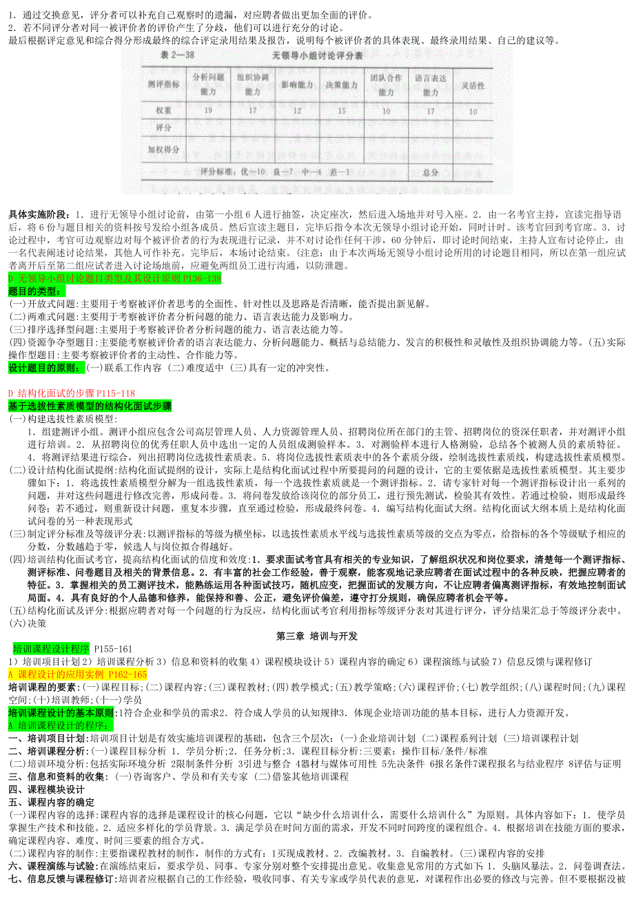 人力资源管理师二级考试知识点汇总_第2页