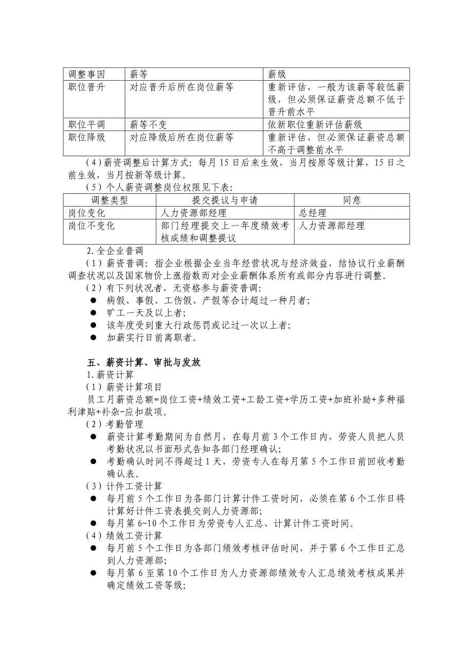 江苏徐工机械薪酬管理制度.doc_第5页