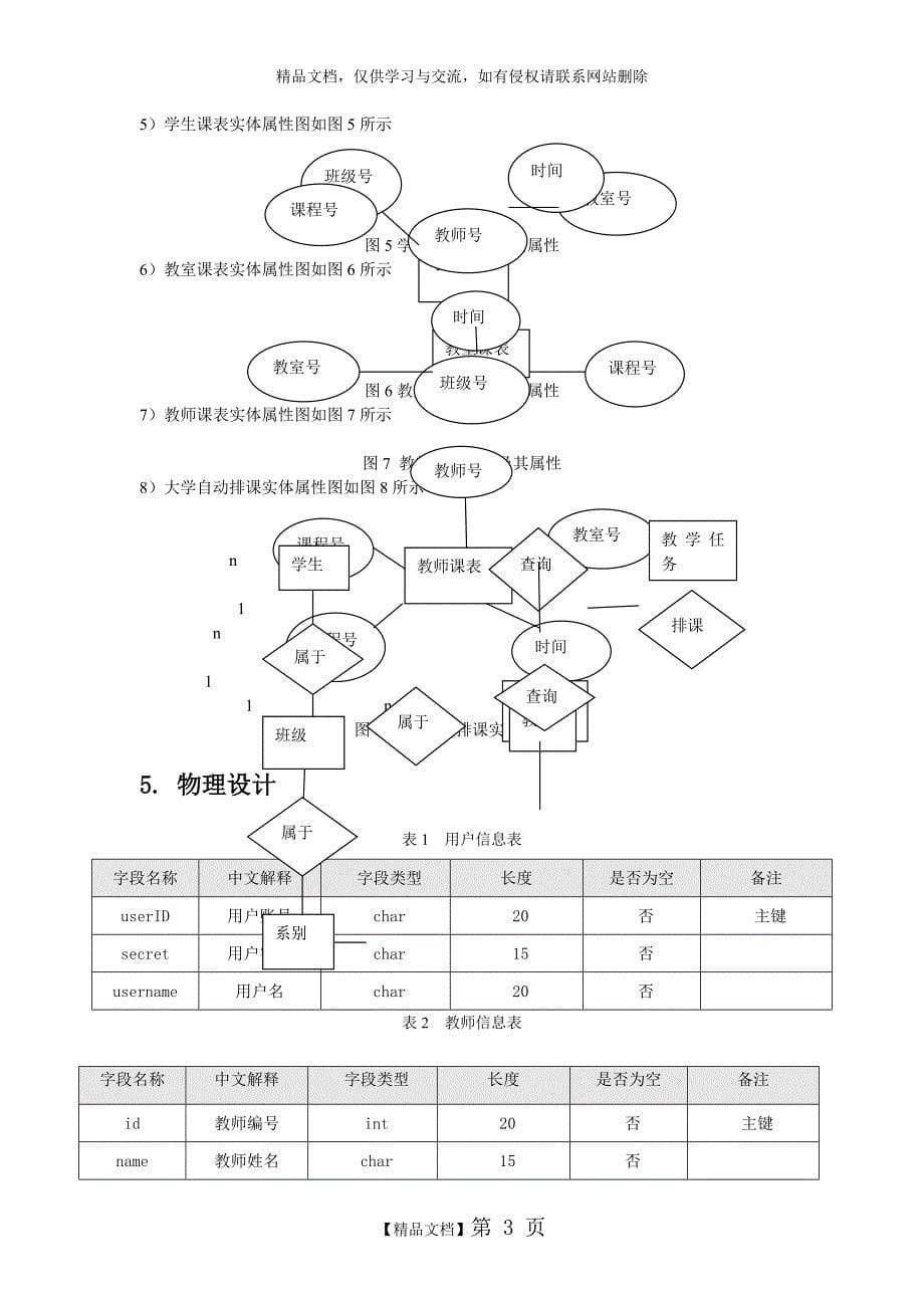 大学自动排课算法设计与实现(数据库设计)_第5页