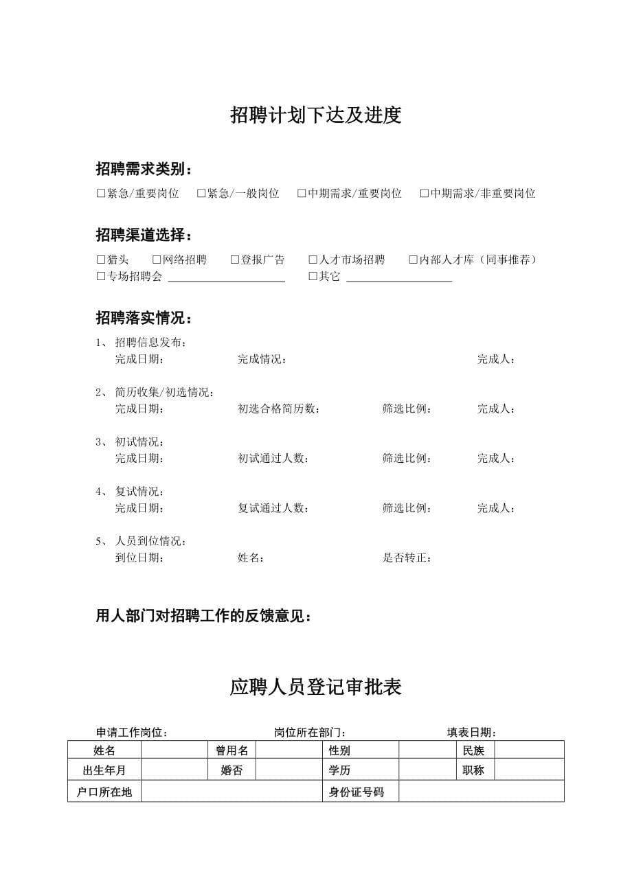 腾讯人力资源管理资料 全套资料_第5页