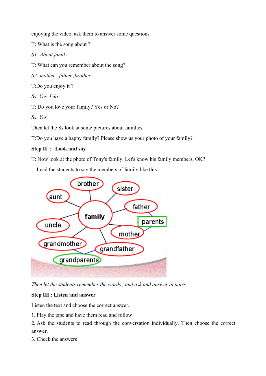 外研版七年级下Module2教案_第3页