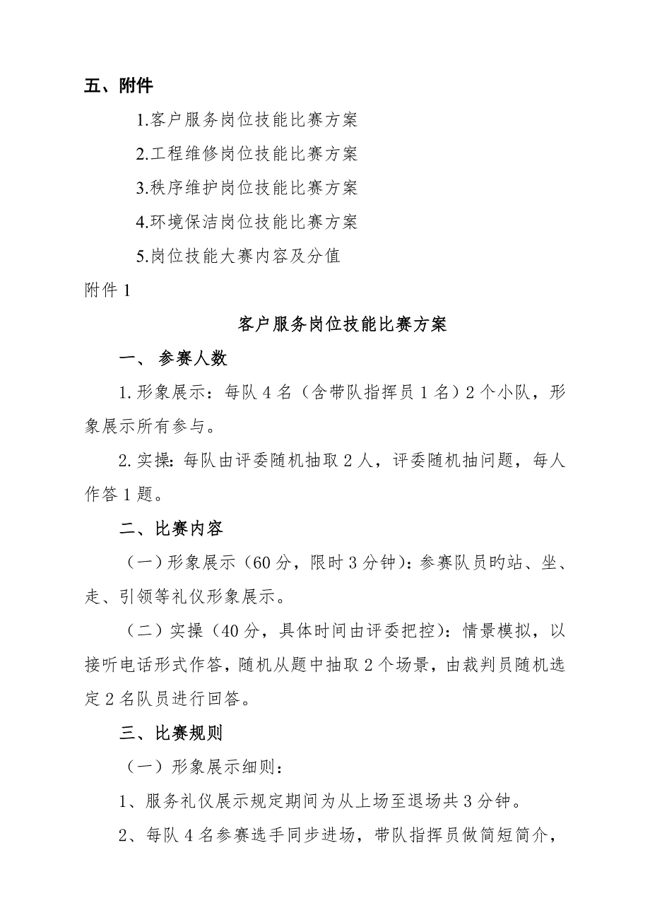 星河湾物业技能大赛实施专题方案_第2页