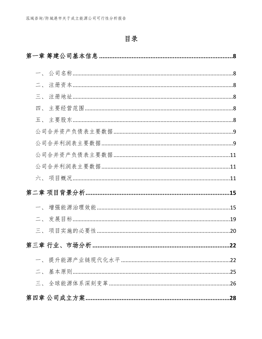 防城港市关于成立能源公司可行性分析报告【模板】_第2页