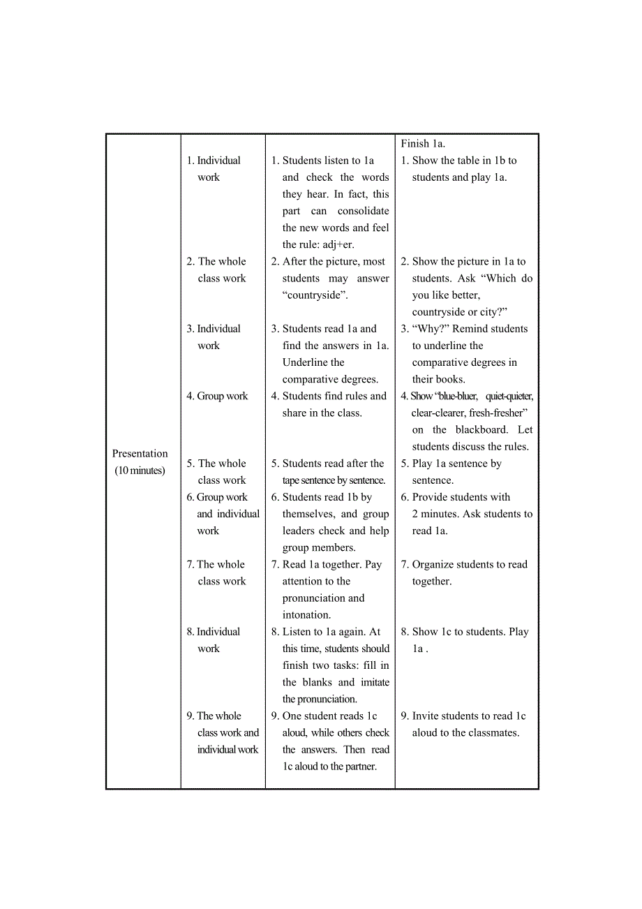 仁爱版八年级上英语Unit 4 Topic 1 Section A教学设计【精校版】_第3页