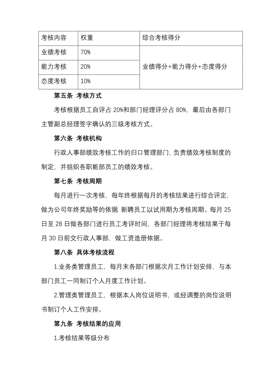 公司绩效管理规定(XZB003)_第2页