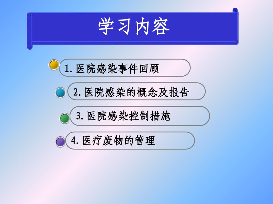 医院感染知识讲座ppt文档资料_第1页