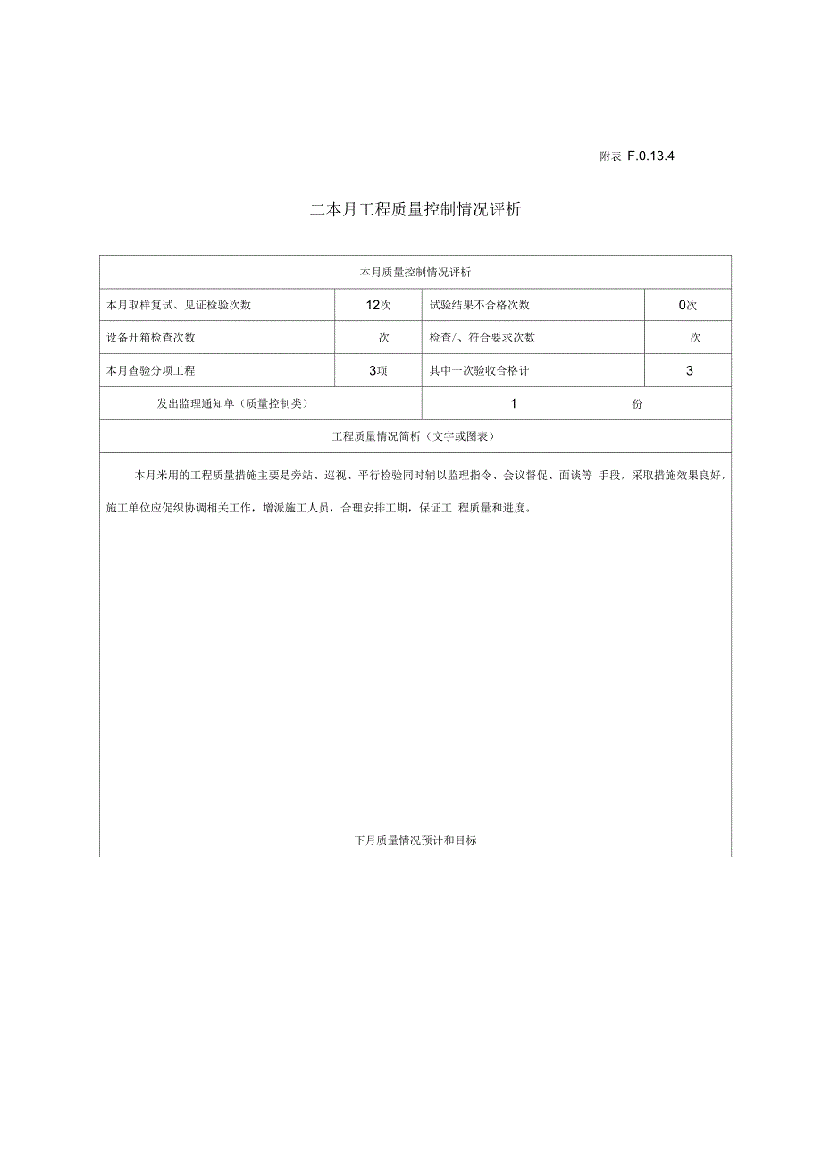 监理月报最新范本_第4页