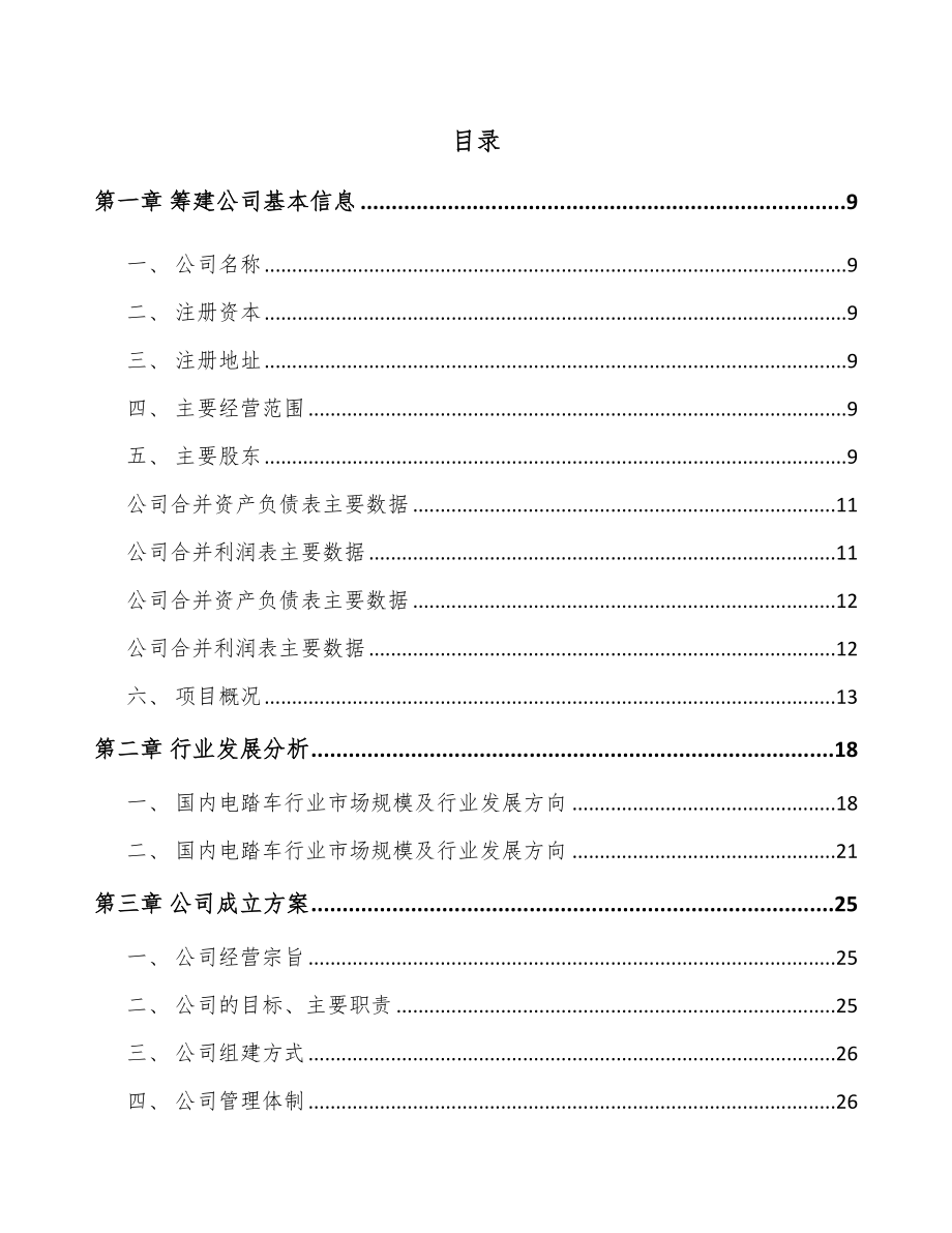 关于成立电踏车电机公司可行性报告_第2页