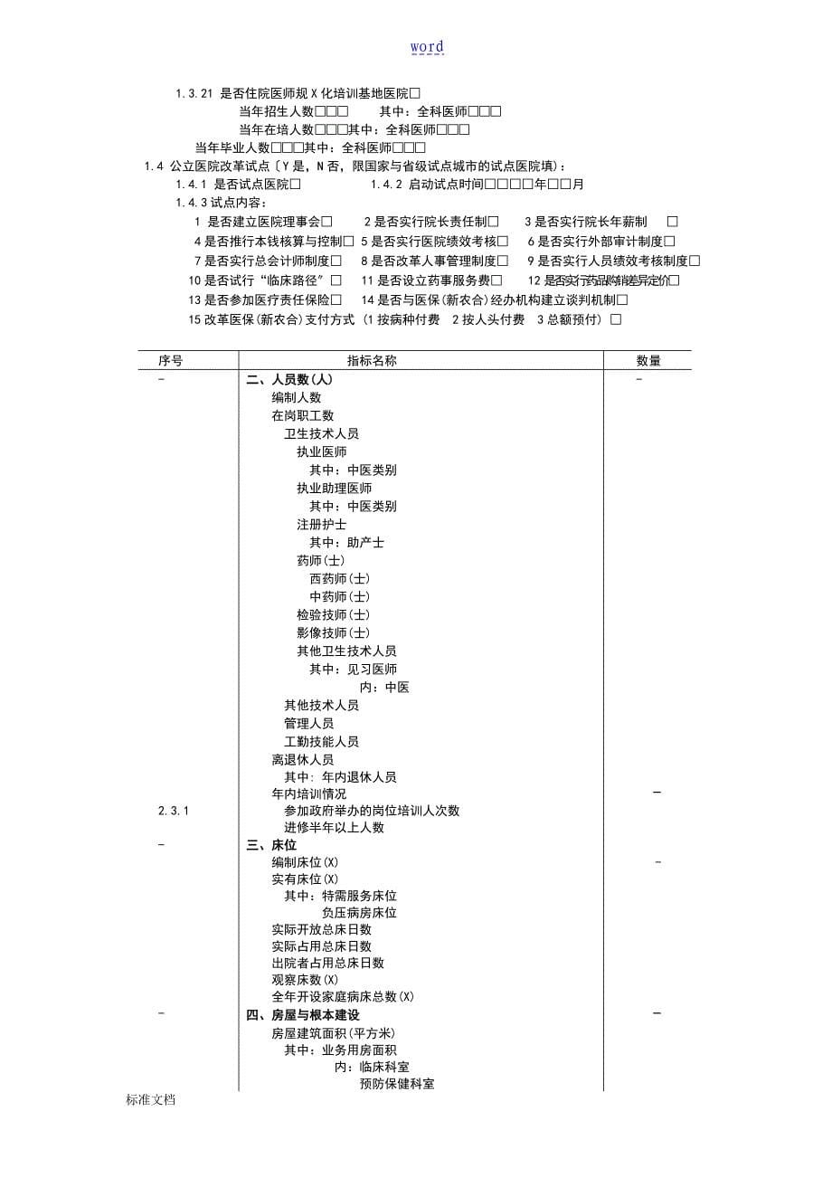 卫生统计年报表及指标解释_第5页