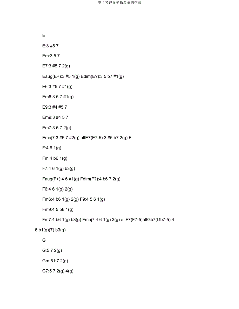 电子琴弹奏多指及弦指法.doc_第3页