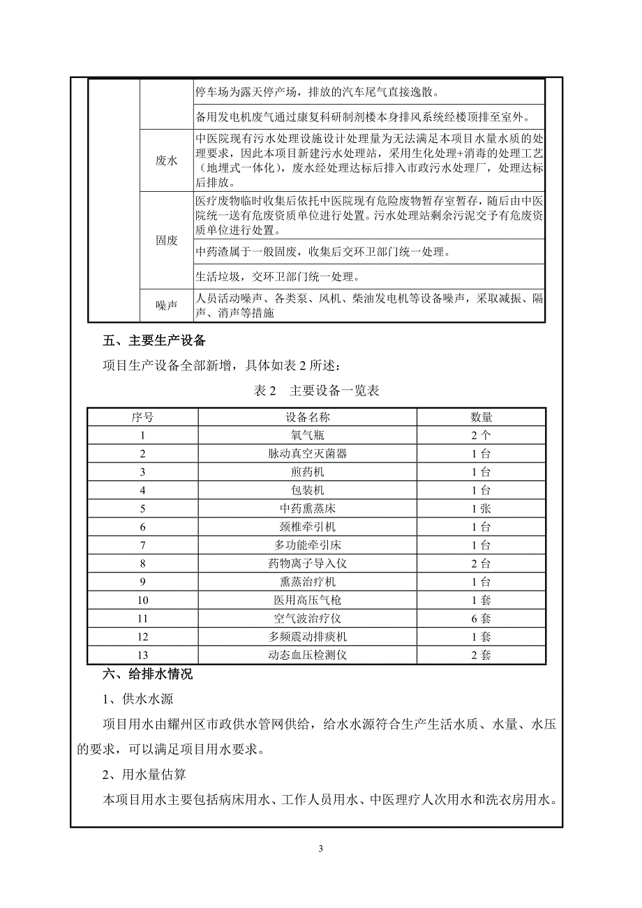 铜川市耀州区孙思邈中医医院康复科研制剂楼及附属设施建设项目环评报告.doc_第3页