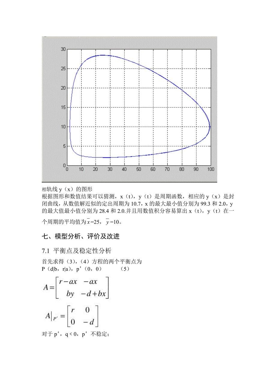 食饵——捕食者数学模型论文正文.doc_第5页