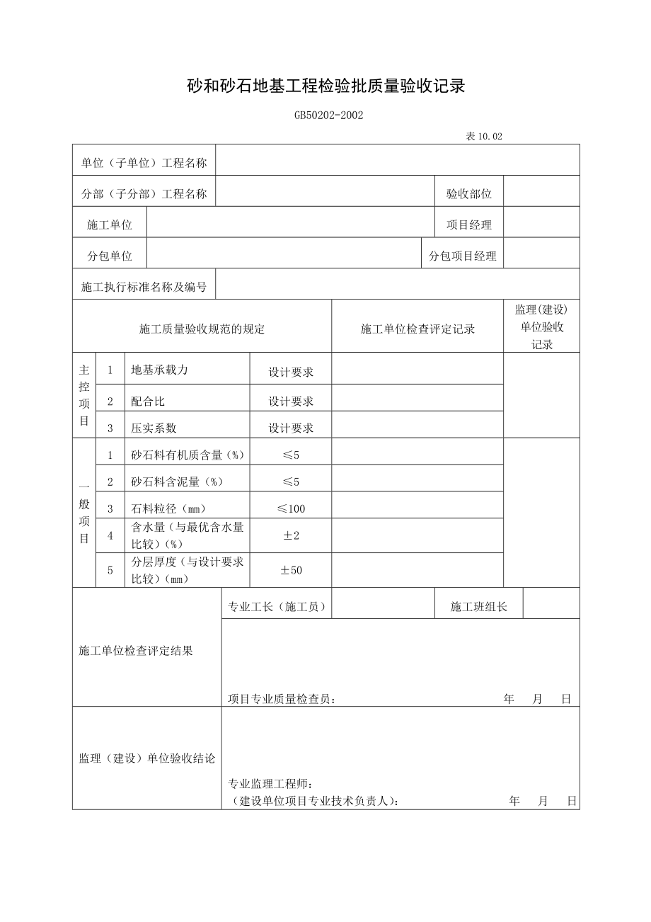 检验批表格 - 国标_第2页