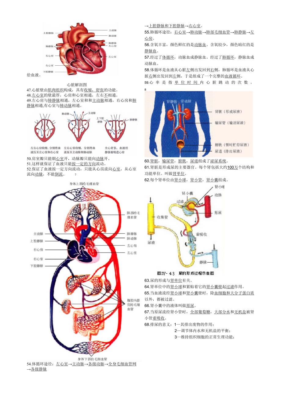 中考复习资料：初中生物图集(附题目)_第3页