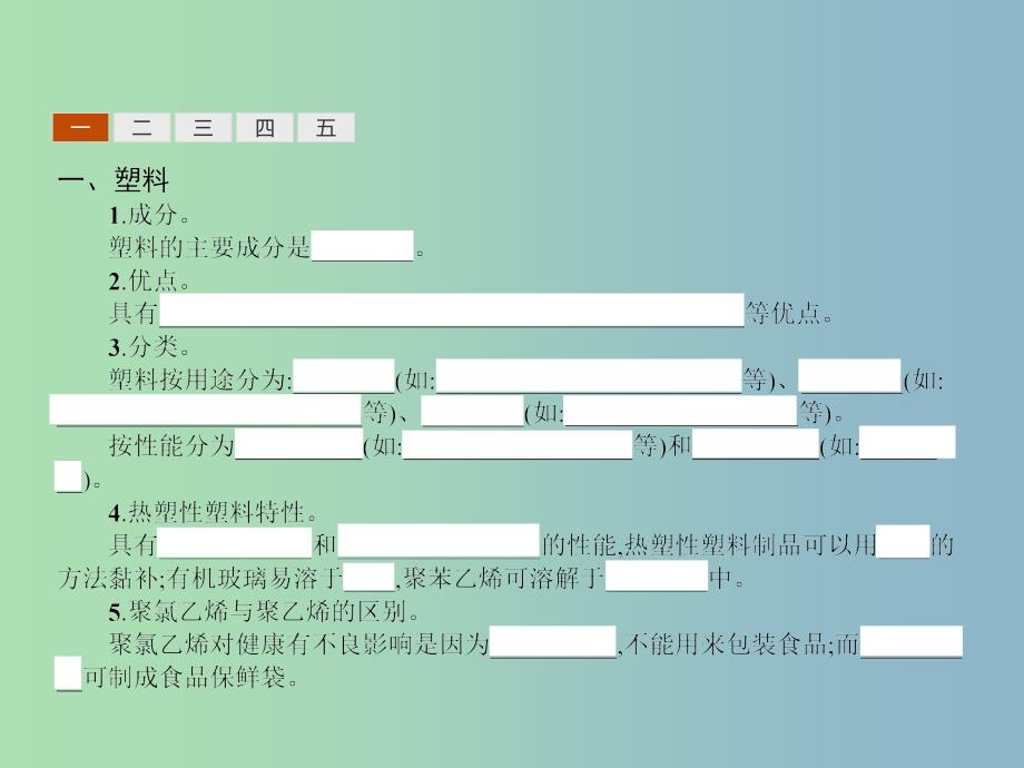 高中化学专题3丰富多彩的生活材料第三单元高分子材料和复合材料3课件苏教版.ppt_第4页