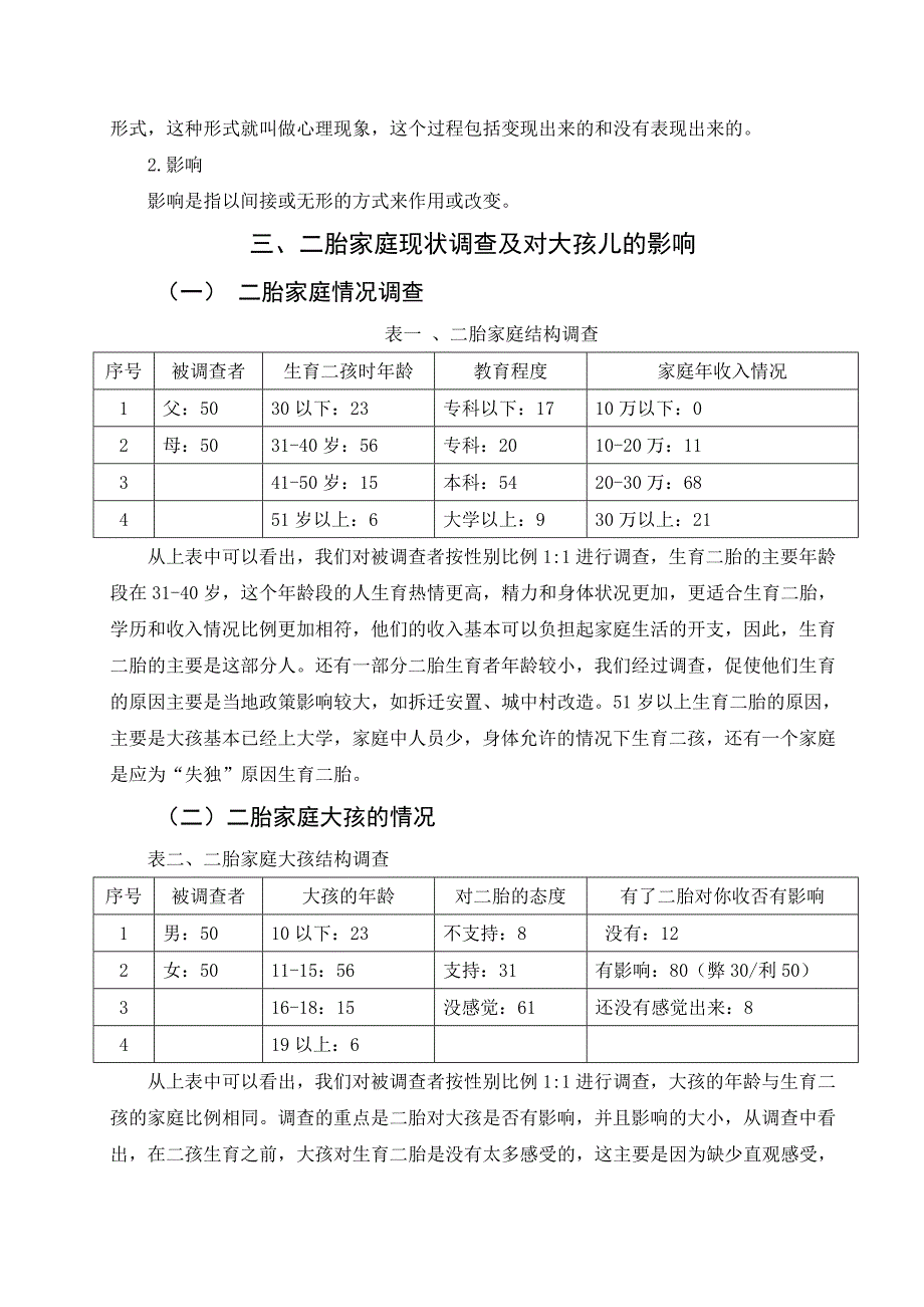 浅谈二胎对大孩的心理影响及对策分析研究 教育心里学专业_第4页