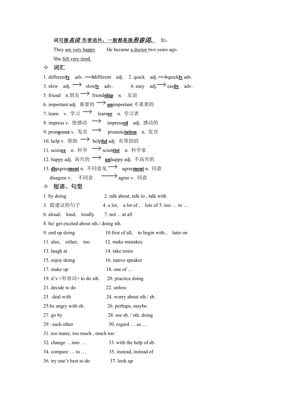 新目标英语九年级全册知识要点总结.doc_第2页