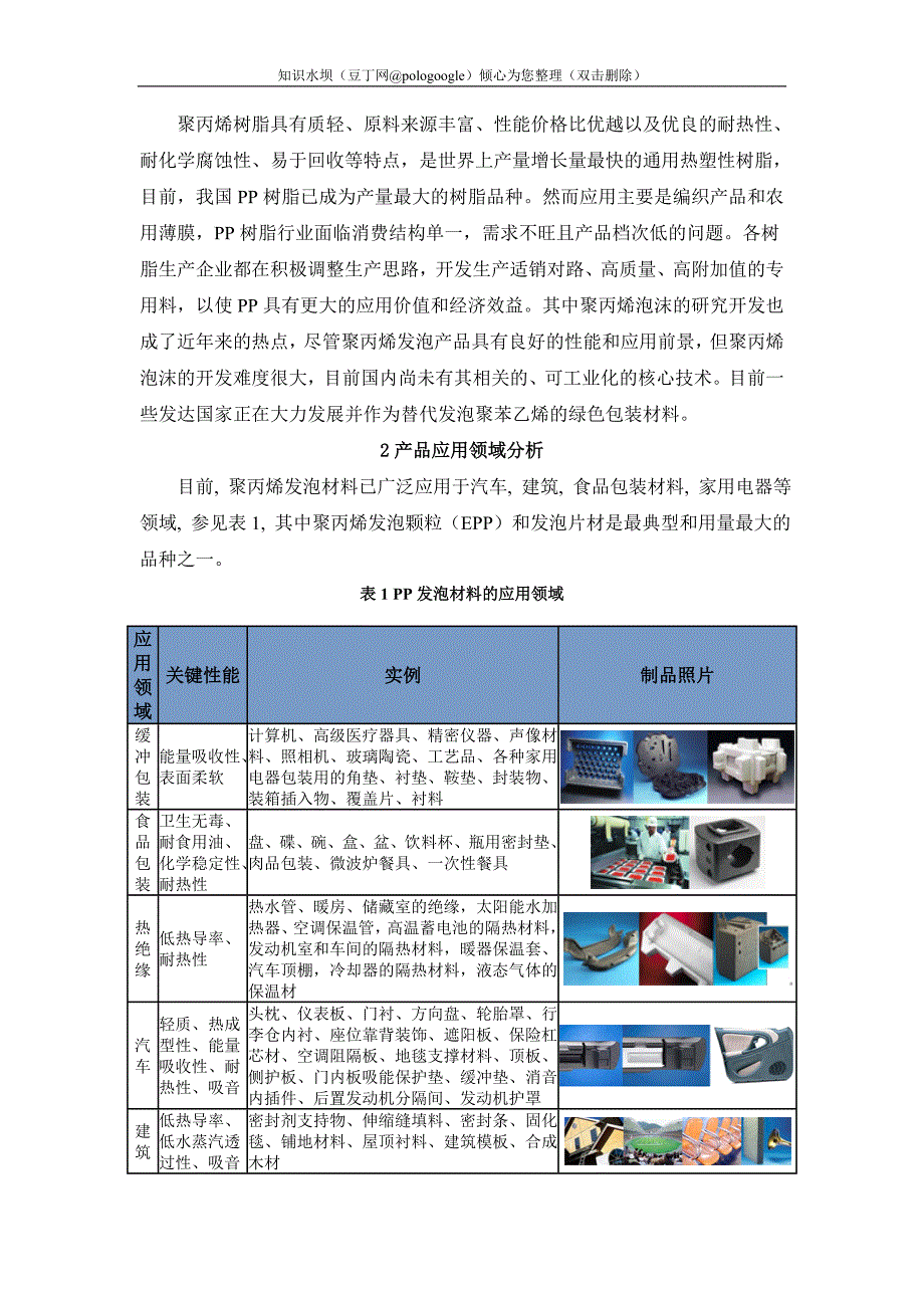 发泡聚丙烯项目可行性报告_第2页