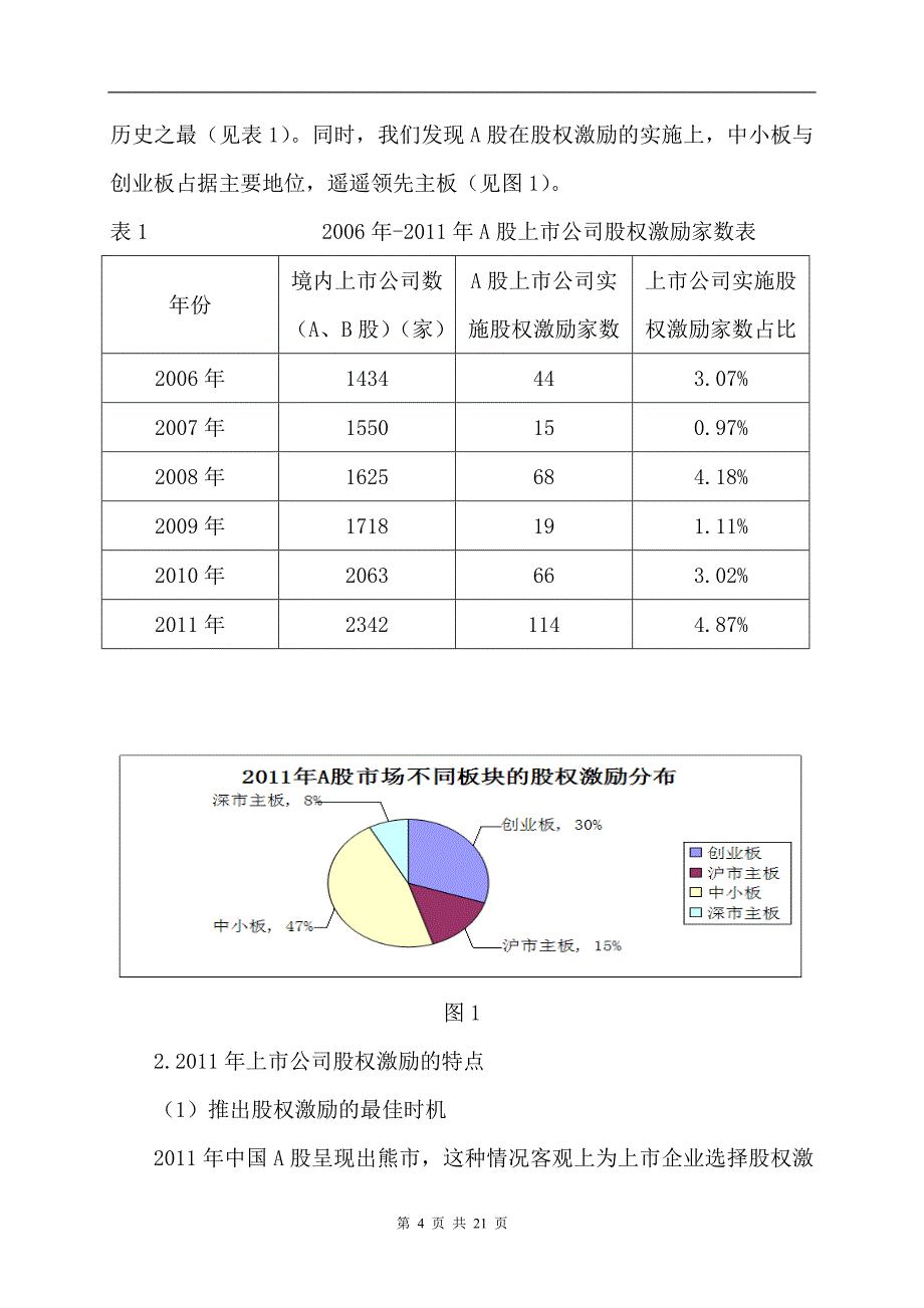 上市公司股权激励应用分析毕业论文_第4页