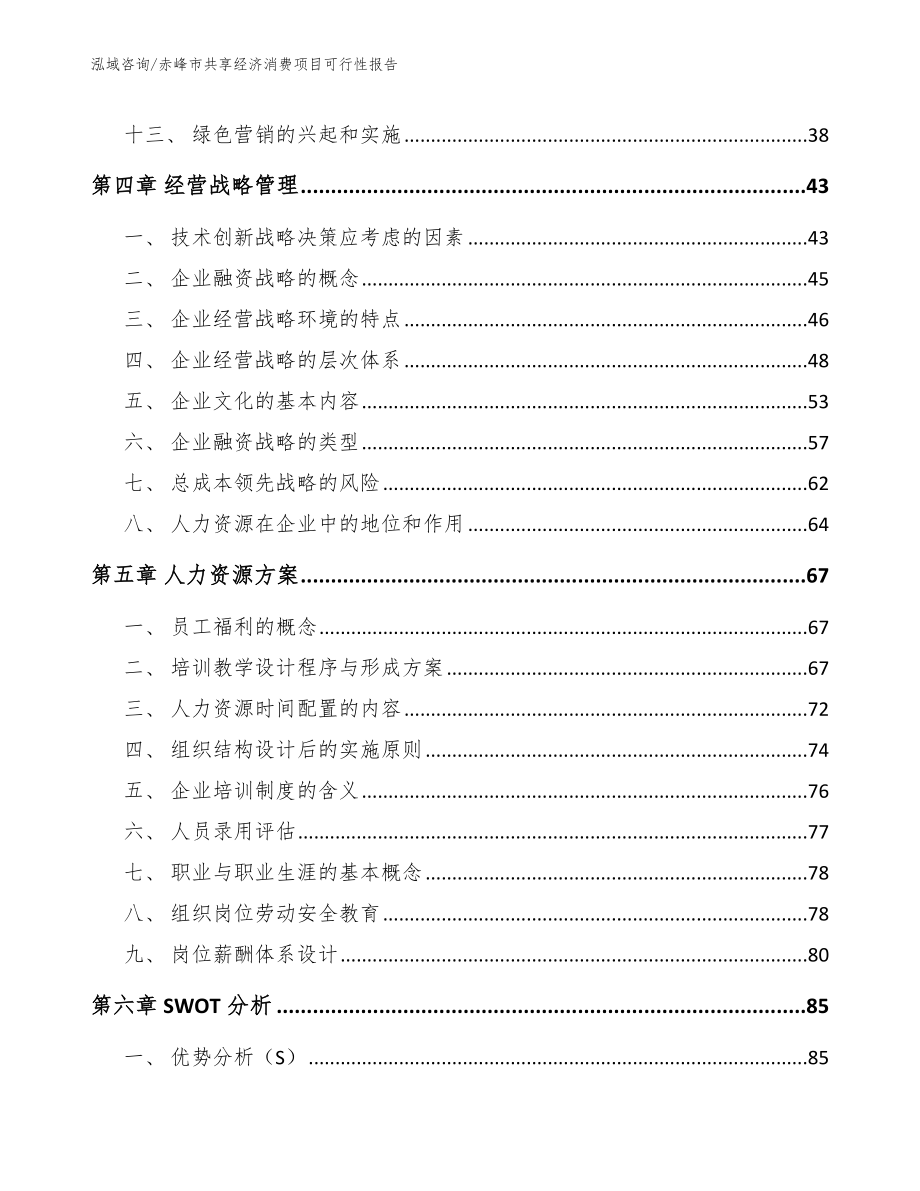 赤峰市共享经济消费项目可行性报告【模板参考】_第2页