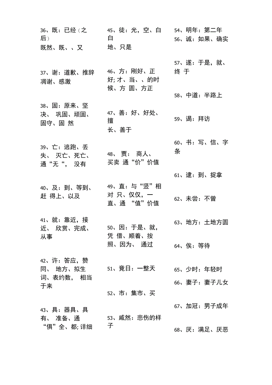 小升初文言文必考点_第3页