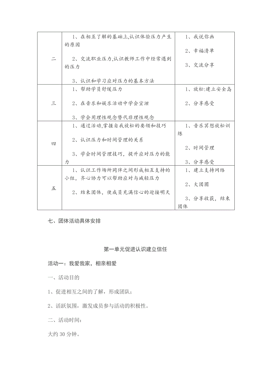 团体心理辅导活动方案(减压) (2)_第2页