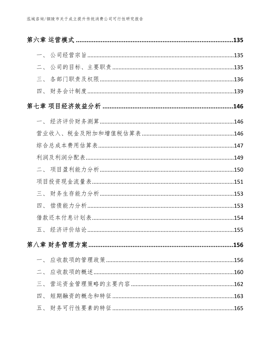 铜陵市关于成立提升传统消费公司可行性研究报告_第4页