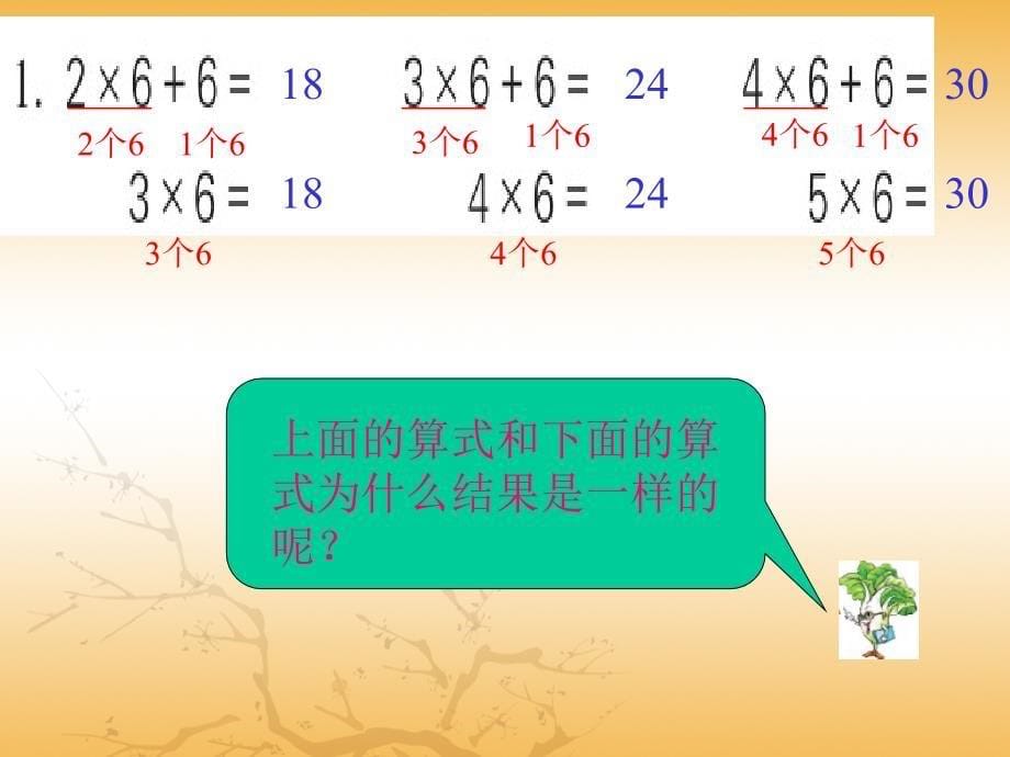 2013年新苏教版二年级上《6的乘法口诀》(2)_第5页