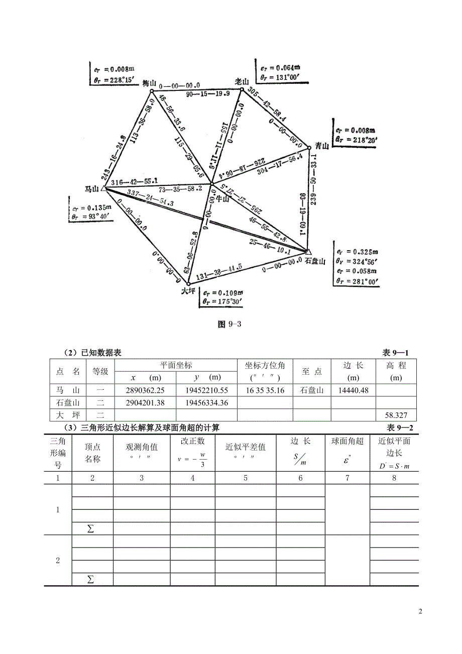 第四部分控制测量练习(9概算).doc_第2页