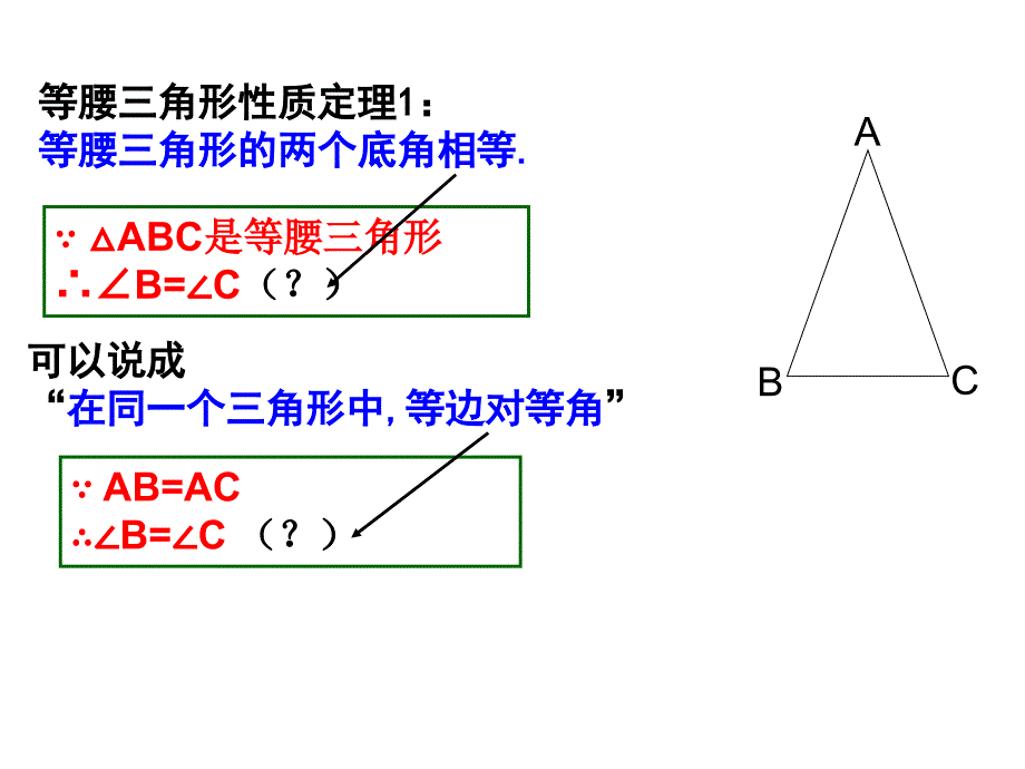 2.4等腰三角形的判定定理课件_第1页