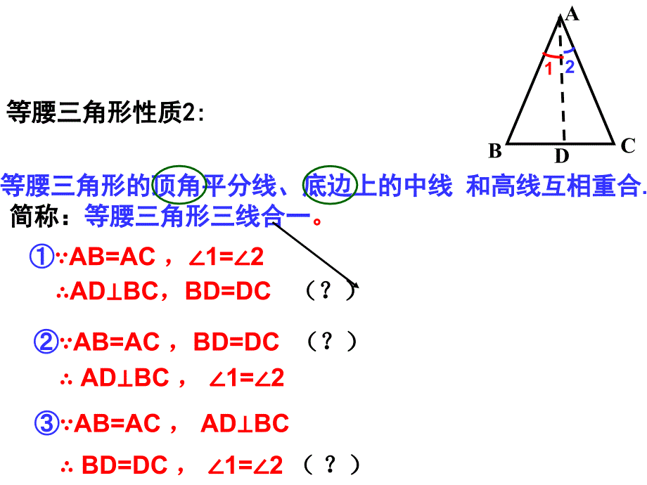 2.4等腰三角形的判定定理课件_第2页