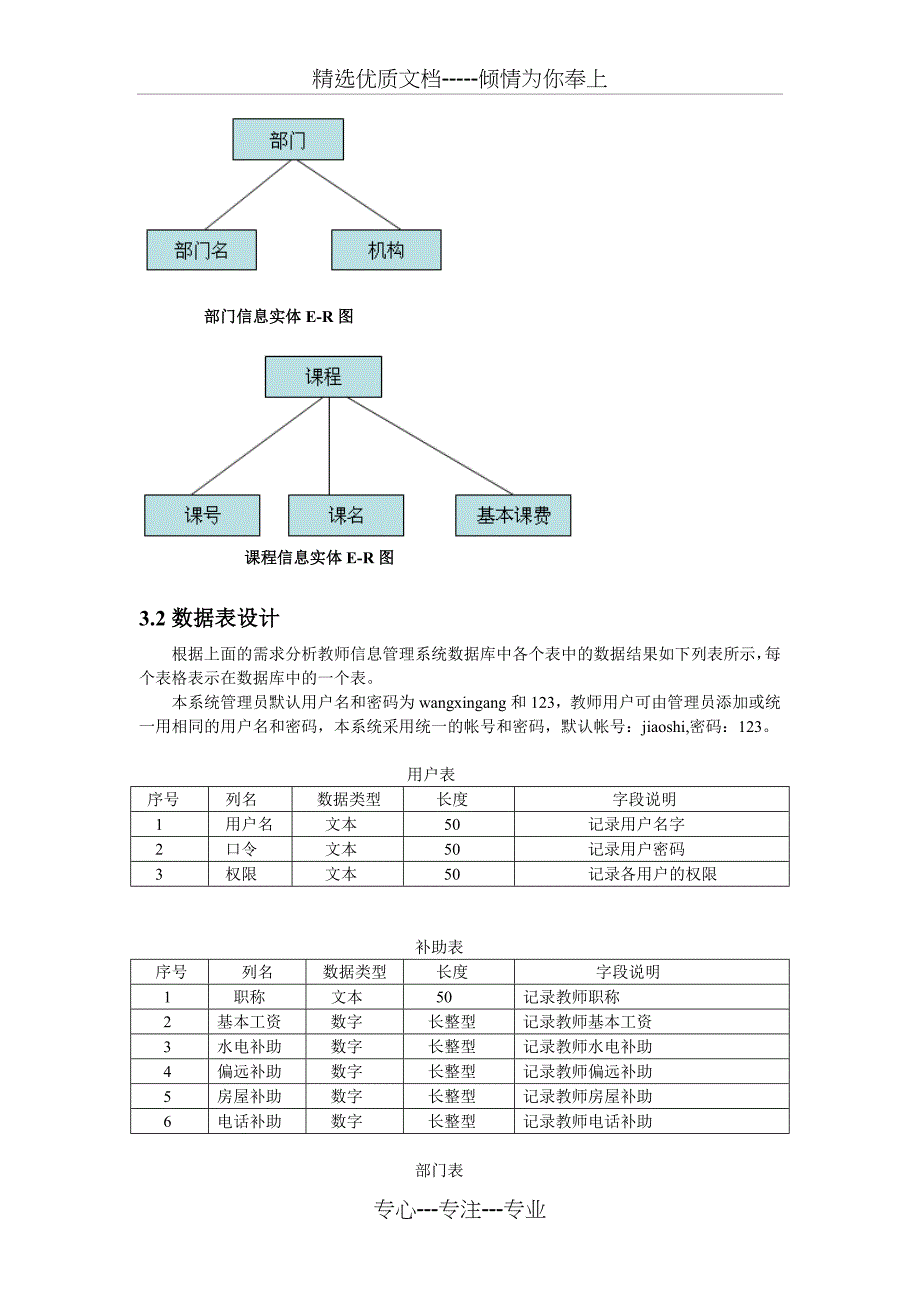 教师管理系统的设计_第4页