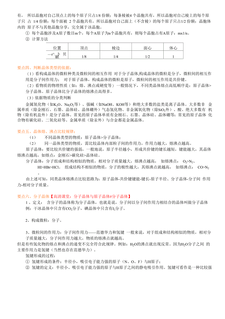 晶体的常识分子晶体与原子晶体_第3页