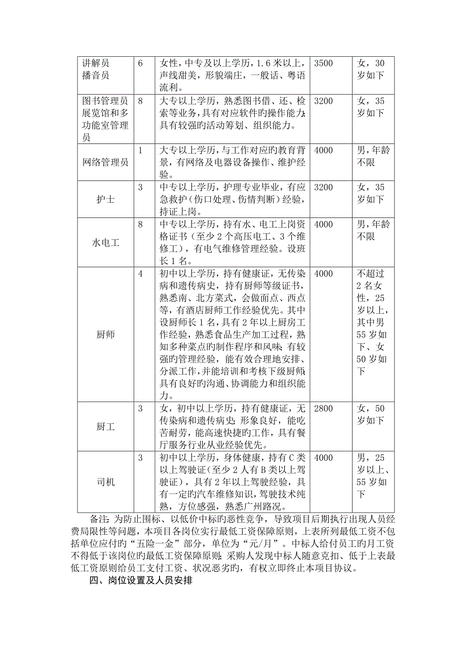 广州市儿童公园后勤服务采购项目需求书_第2页