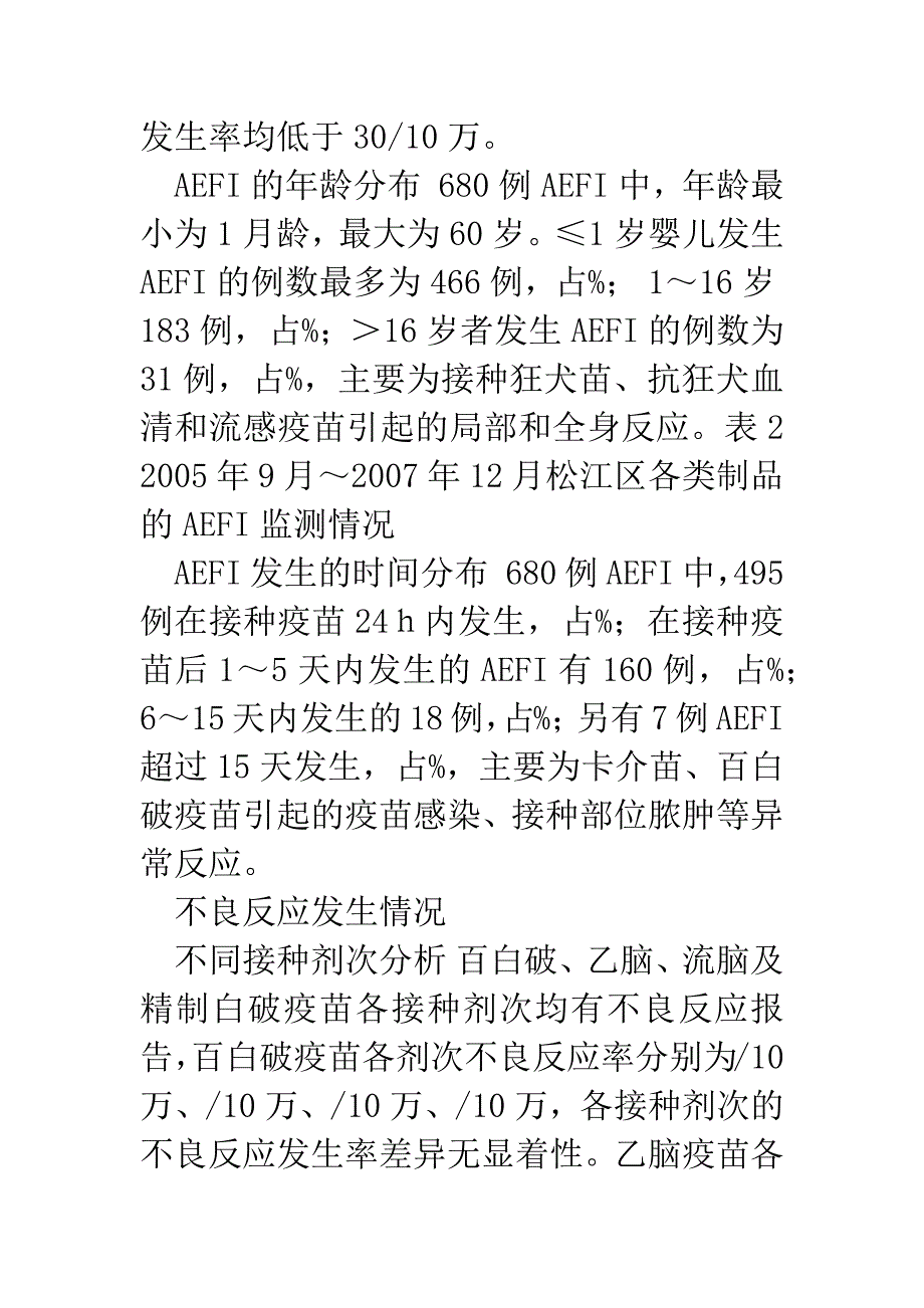 2005年9月～2007年12月松江区预防接种后不良事件监测分析.docx_第5页