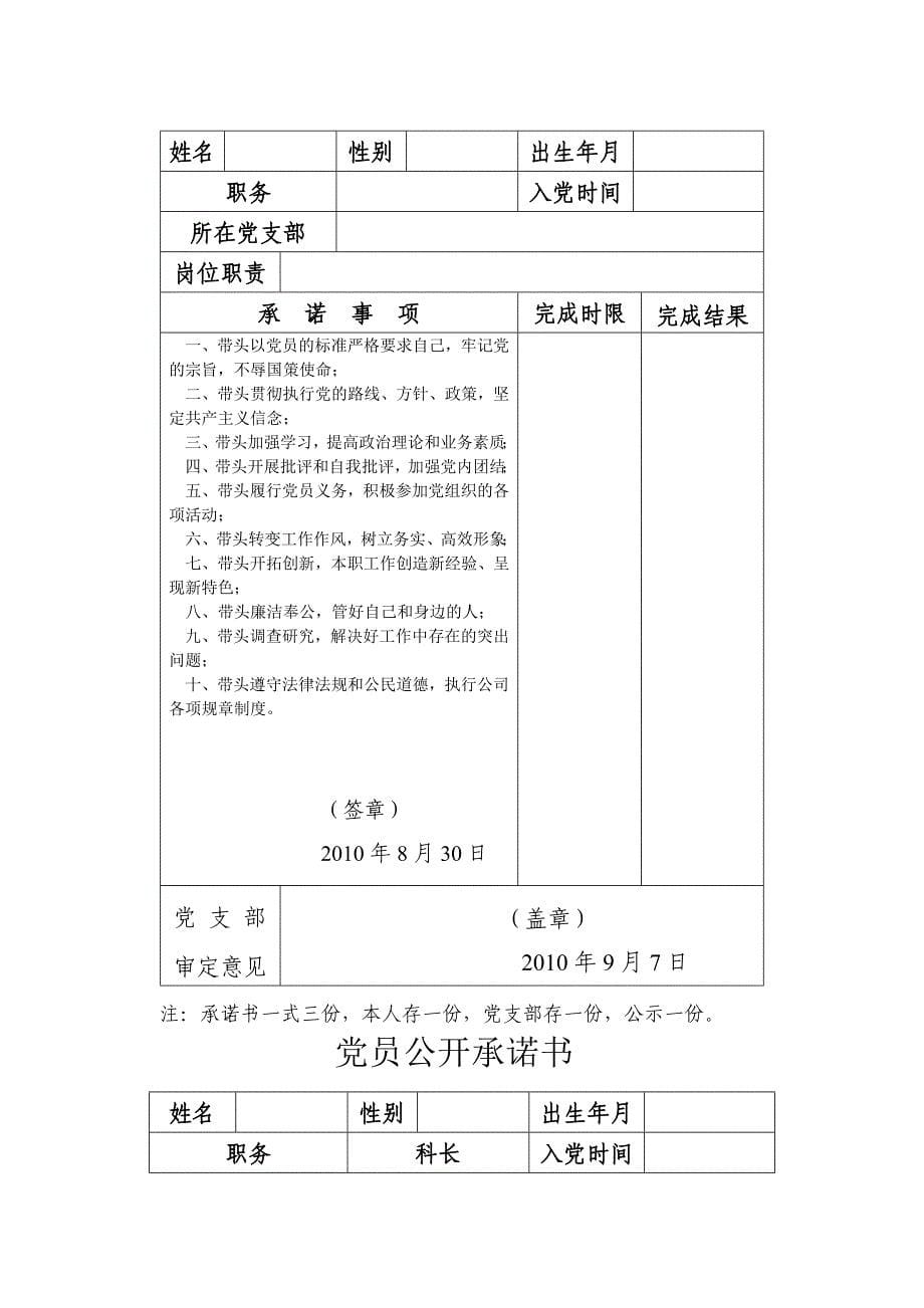 党员公开承诺范本_第5页