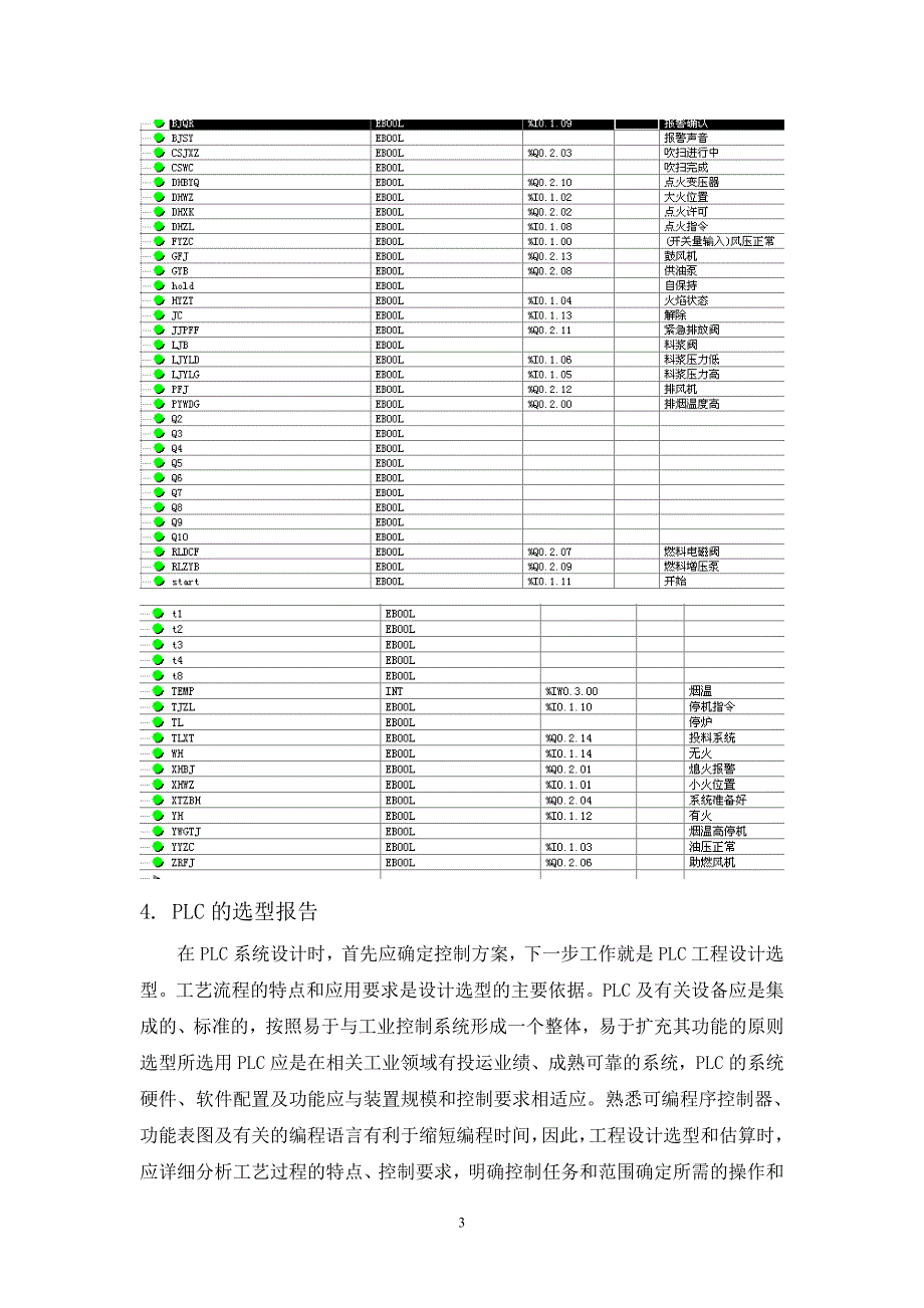 PLC课程设计报告喷雾干燥塔控制系统设计_第4页