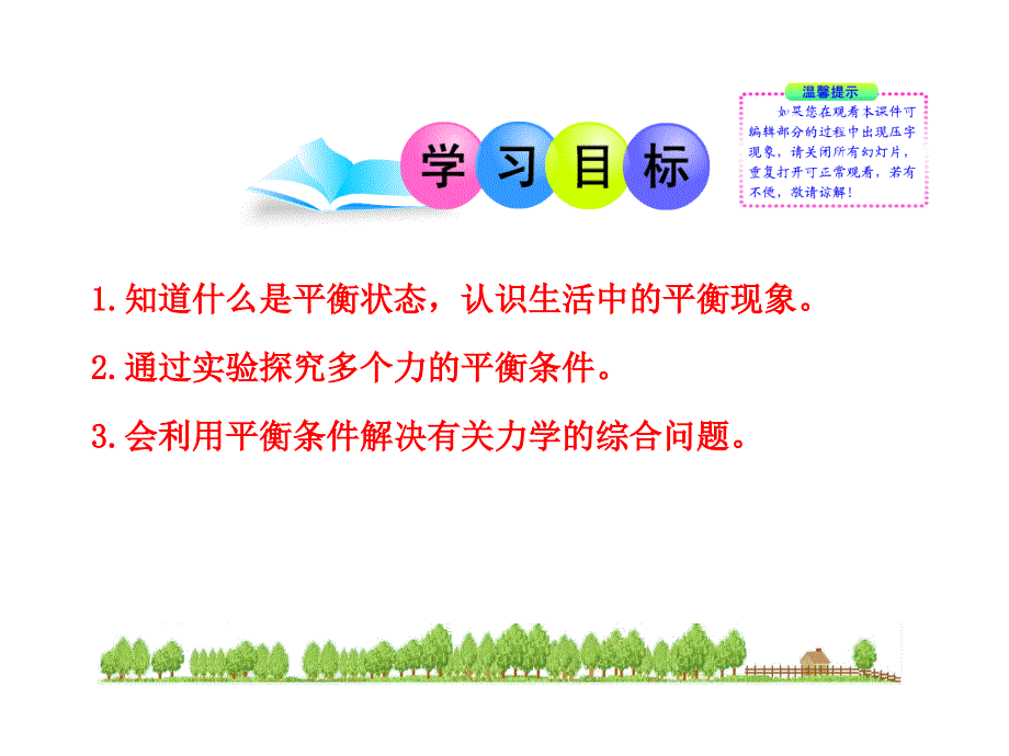 2013高一物理多媒体课件：43共点力的平衡及其应用（沪科版必修1）_第2页