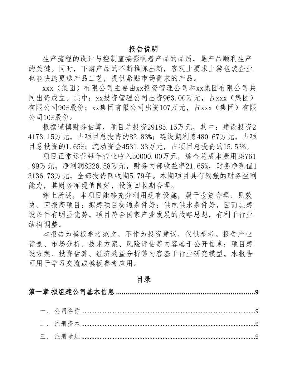 南京关于成立工业软包装公司可行性研究报告(DOC 83页)_第2页