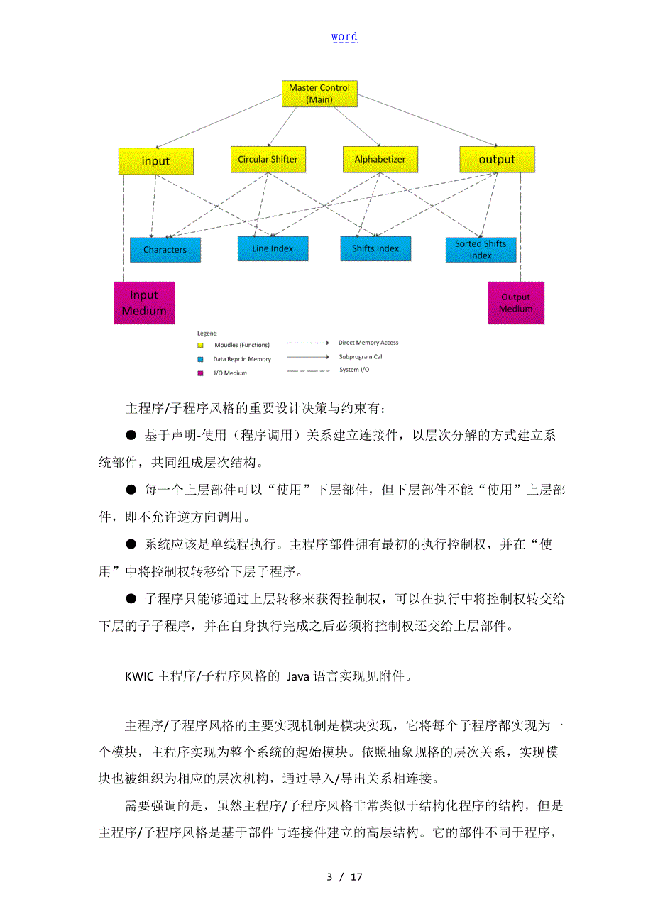 南邮-软件体系结构 实验一《软件体系结构风格之应用》_第3页