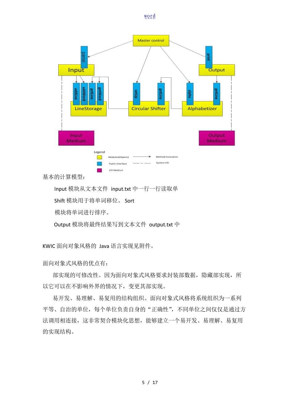 南邮-软件体系结构 实验一《软件体系结构风格之应用》_第5页