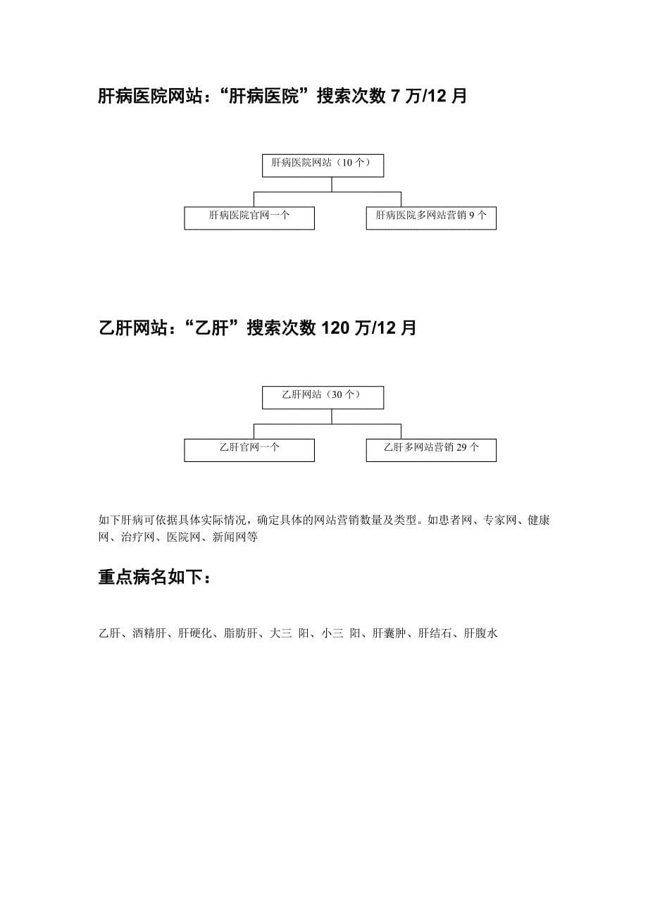 南京肝病医院网络营销建议方案书_第5页