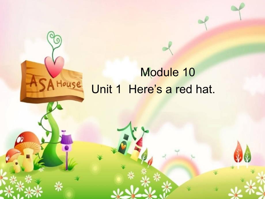 三年级英语下册课件Module10Unit1Heresaredhat67外研版三起_第1页