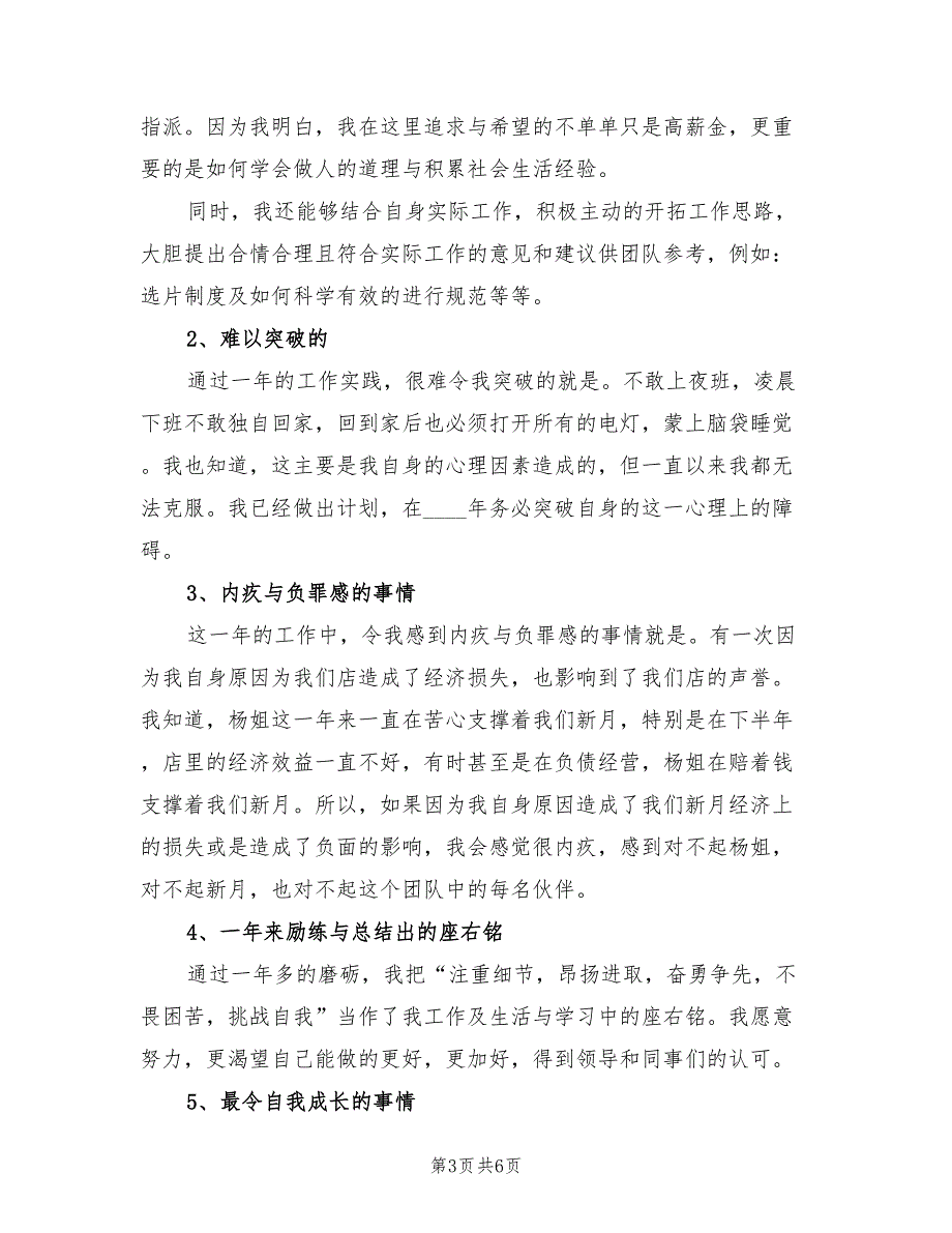 2022年数码冲印店年终工作总结_第3页