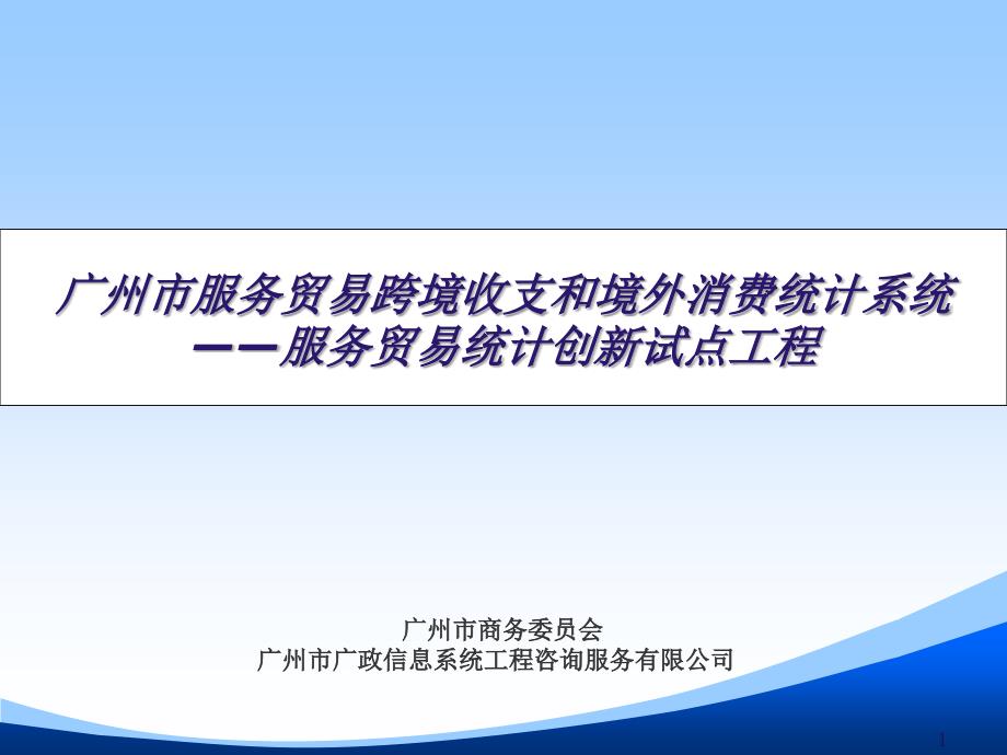 跨境收支与境外消费系统项目方案汇报介绍_第1页