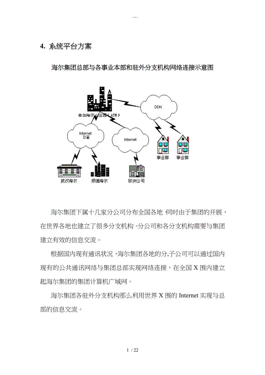 海尔集团网络方案_第1页