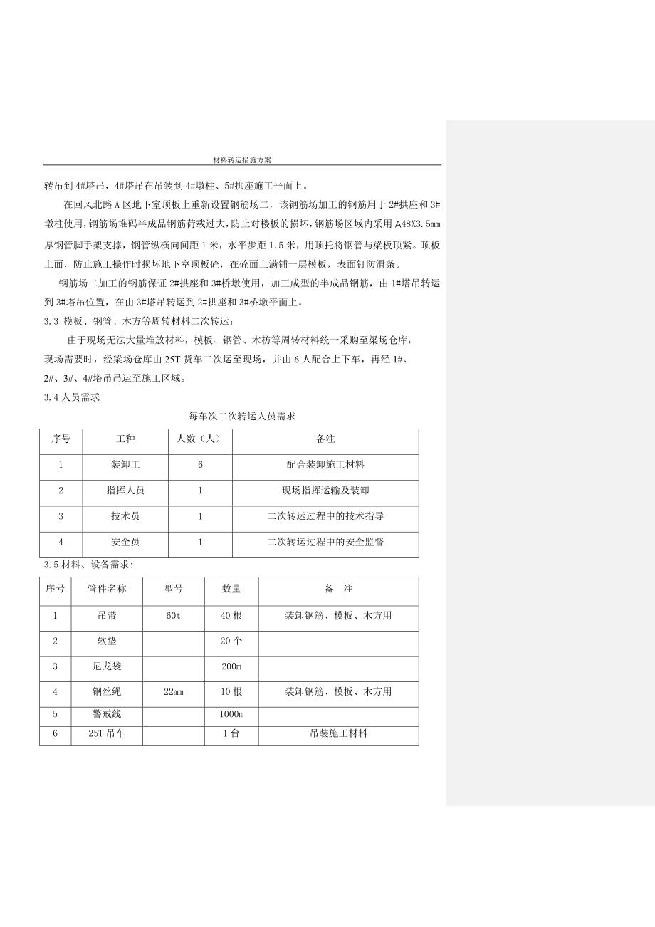 巴河廊桥材料二次转运专项措施方案_第5页