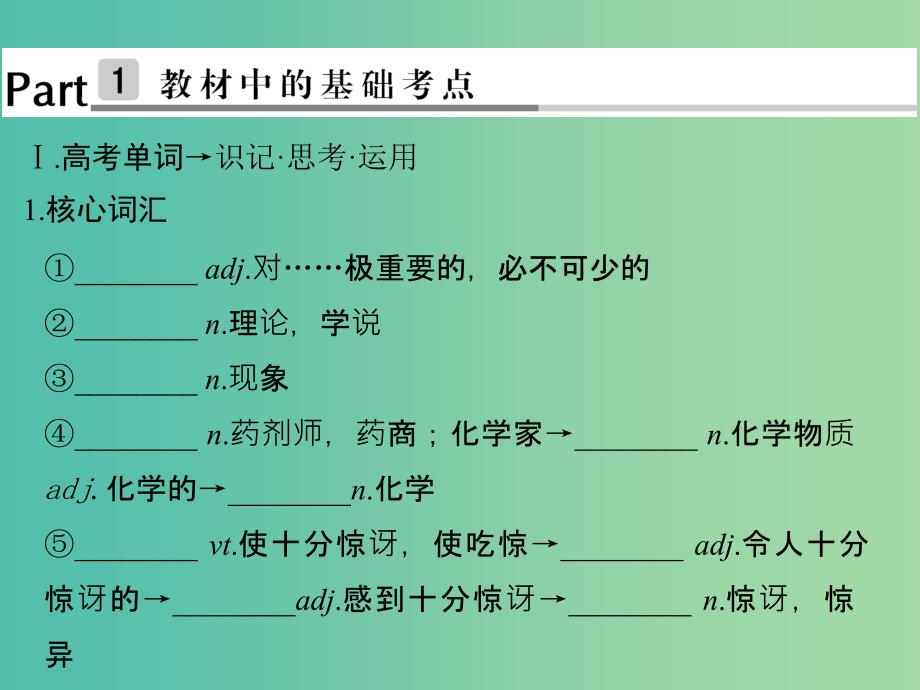 高考英语大一轮复习第一部分模块七Unit2Fitforlife课件牛津译林版.ppt_第2页