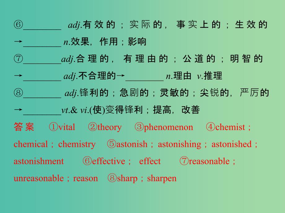 高考英语大一轮复习第一部分模块七Unit2Fitforlife课件牛津译林版.ppt_第3页