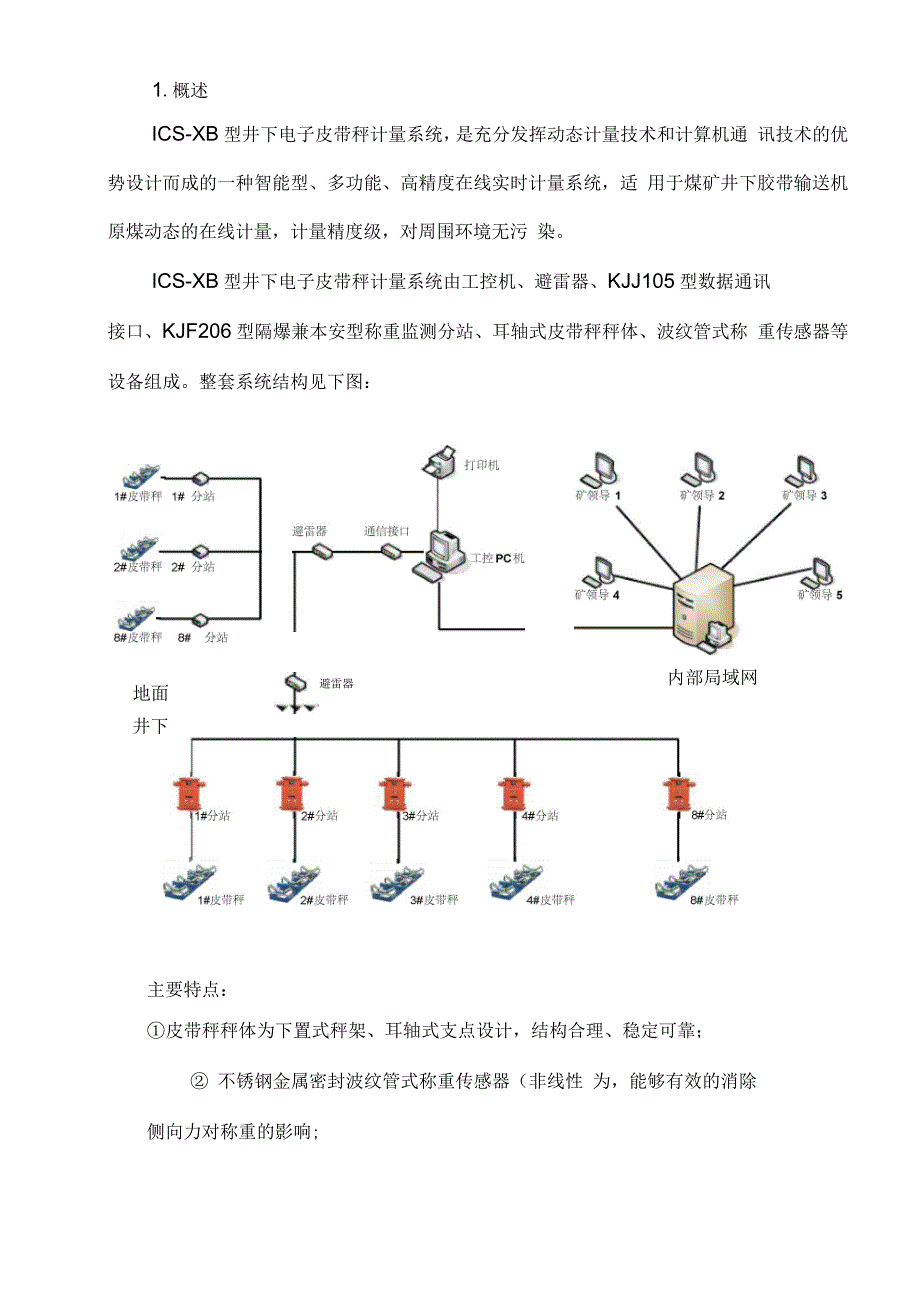 电子皮带秤系统KJF206使用说明书_第1页